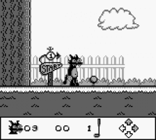 Itchy and Scratchy Miniature Golf Madness screenshot 3 for GameBoy
